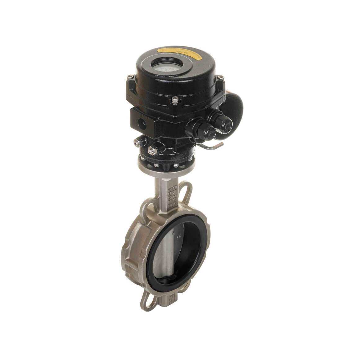 防爆电动法兰软密封蝶阀 防爆电动法兰软密封蝶阀